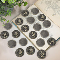 Nosiny 40 Christian challenge coins in gold zinc alloy with double sided print - view 32