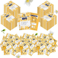 Tondiamo 200 Pcs Feminine Wet Wipes for Women Individually Wrapped Flushable Wipes Travel Size Soothing Personal Wipe Cleansing Natural Ingredients for Feminine Daily Use (Jasmine)