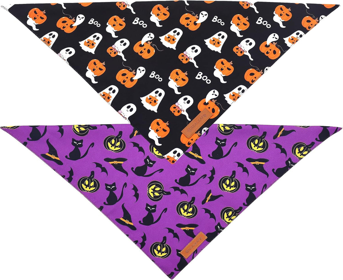 Halloween Dog Bandanas 2 Pack - Halloween 1 / X-Large - image 3