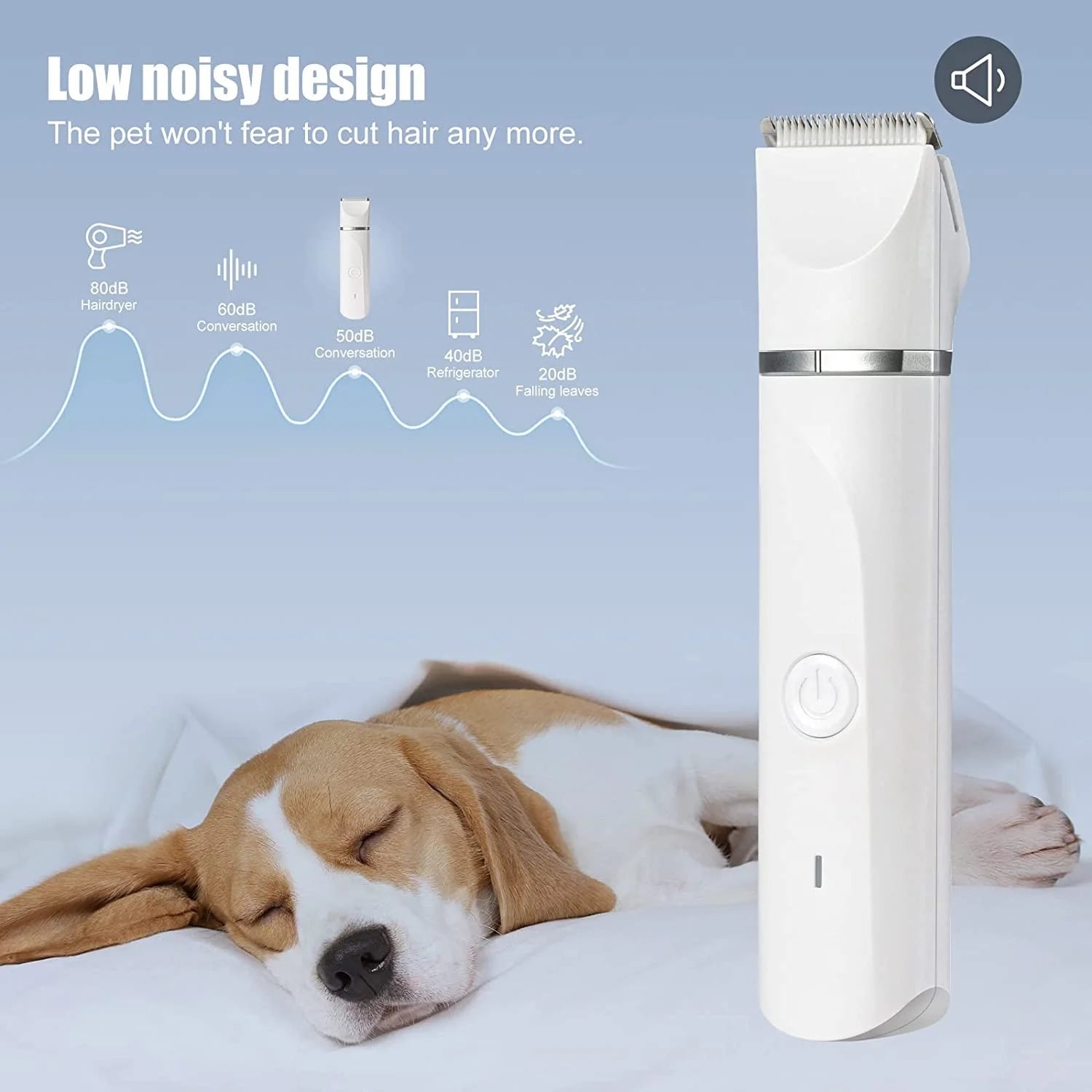 Groom Your Furry Friends Like a Pro! 🐶✂️ Rechargeable, Low Noise Dog Clippers with 4 Trimmer Heads for All Pets! - BIG FRENCHIES