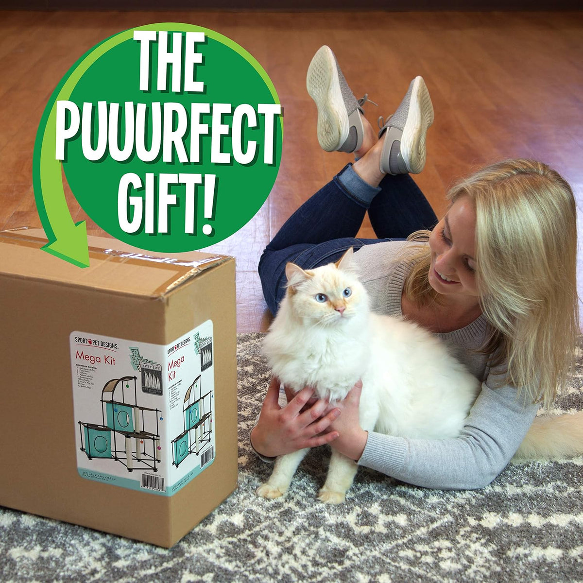 Kitty City Sleeper Cat Bed – Essentials for Cats - A) INDOOR MEGA KIT / 3 levels - image 2