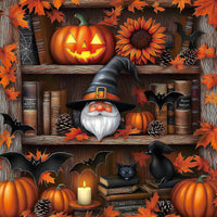 Blueforest Puzzles for Adults 500 Pieces - Halloween Bookshelf / 20" X 20"