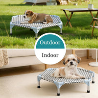 Kuntrust Elevated Outdoor Dog Bed, Medium Size, Cotton Material - Triangle / 6 sided Small - image 3