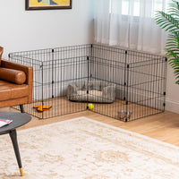 IRIS USA 8-Panel Exercise Pen, Heavy Duty - 24"H / Black - image 3