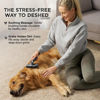 Deshedding Dog Brush for Shedding - Gray - image 2