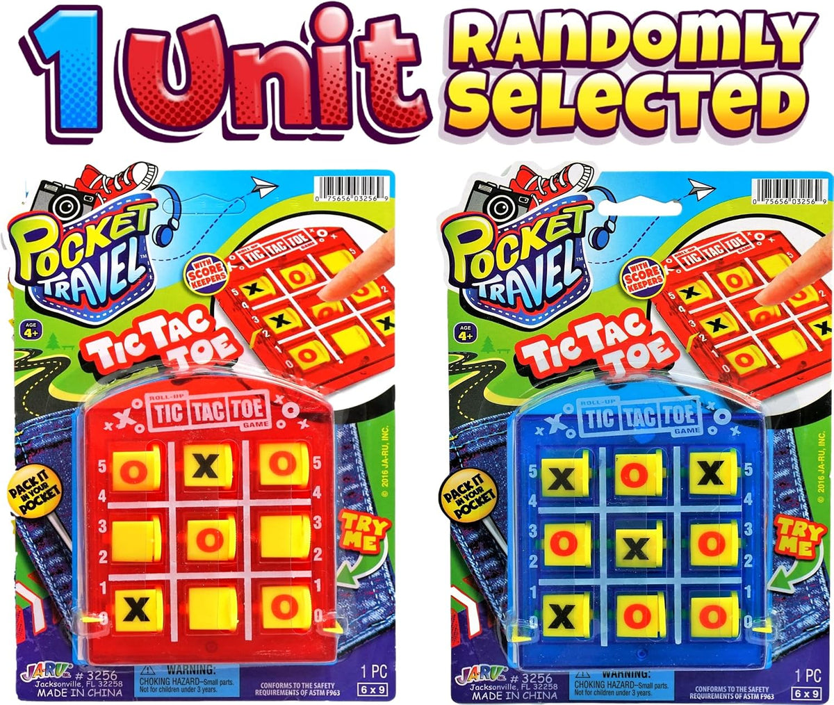 JA-RU Portable Tic Tac Toe Mini Board Game 3256-1p – Fun for Kids & Family - 1 Pack / Tic Tac Toe - image 2