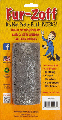 Fur-Zoff Pet Hair Removal Tool for Carpet, Car, Rugs, Bedding