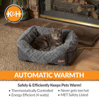 K&H Heated Cat Bed, Thermo-Pet Lounge Sleeper Indoor - Small 20.5 X 19.5 X 6.5 Inches - image 3