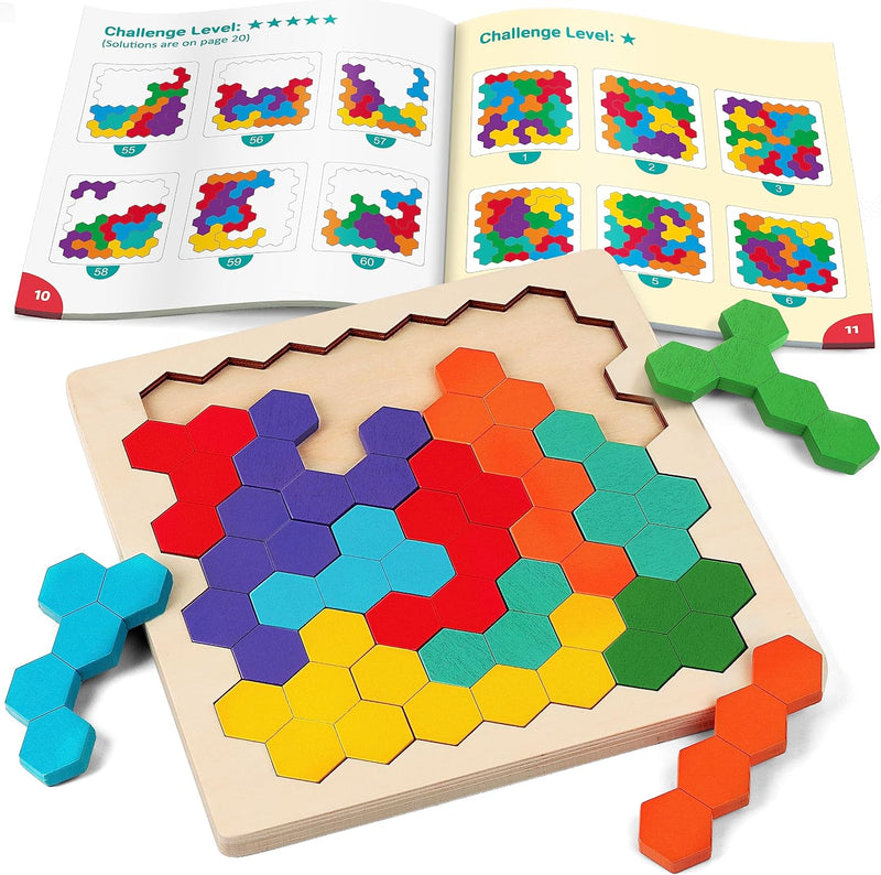 Coogam Wooden Tangram Puzzle