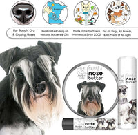 The Blissful Dog Schnauzer Unscented Nose Butter, 2-Ounce