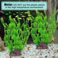 Aquarium Plastic Plants Extra Large Aquarium Plant 20.4-inch Tall - A*2 Pcs / 20.4 in - image 4