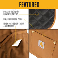 Carhartt Firm Duck Dog Chore Coat - Rose Tint (Reflective Piping) / Small - image 2