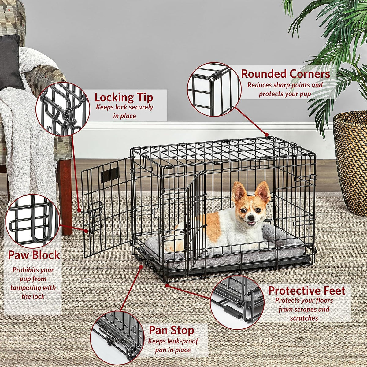LifeStages by MidWest 36-Inch Double Door Crate, M-L Breeds - Double Door / Fits 22-inch Crate - image 4