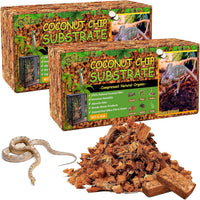 10LB Coconut Husk Chip for Reptiles - 2 Pack
