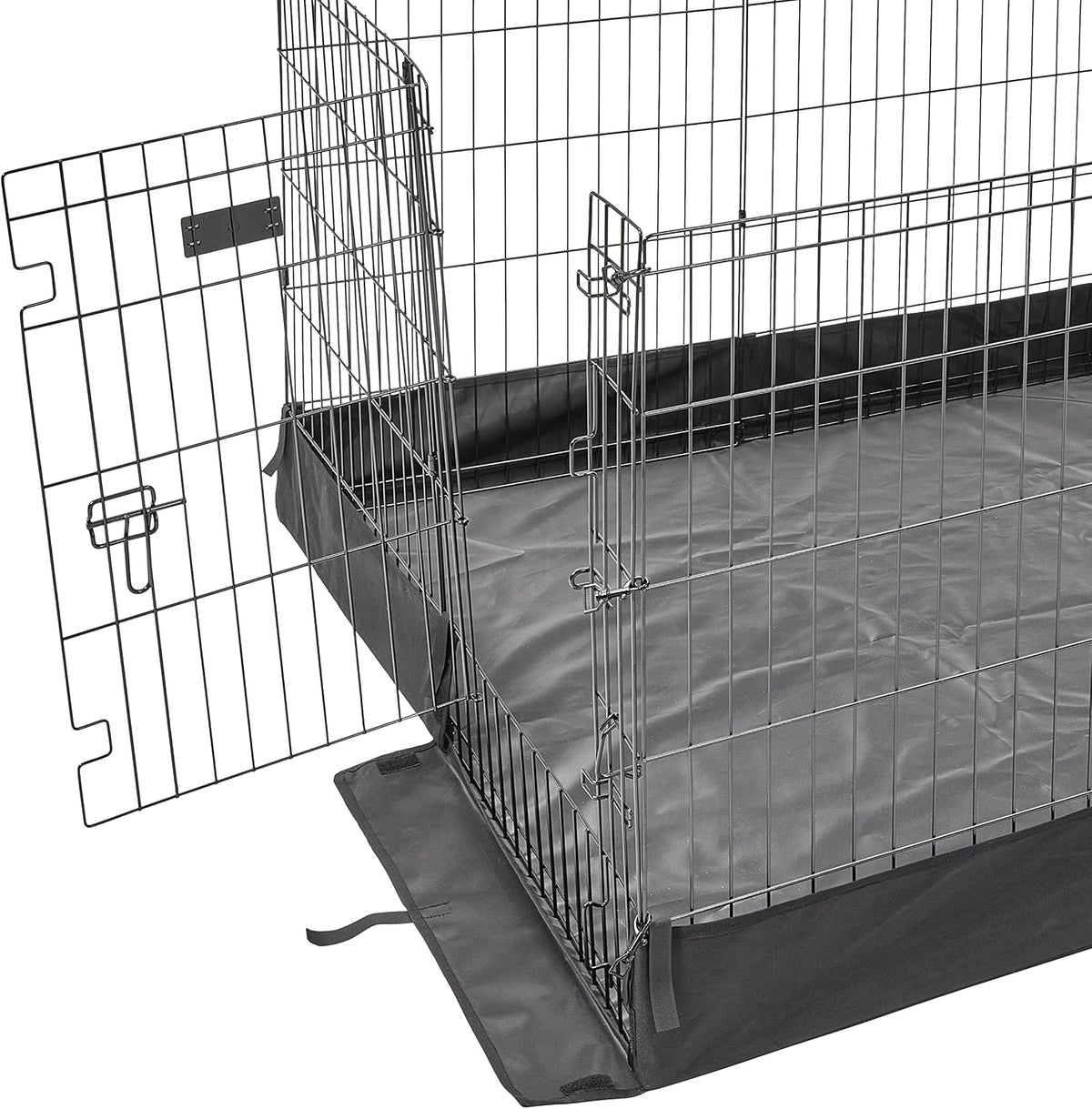 MidWest Homes for Pets Square Exercise Pen Fabric Mesh Bottom – Essentials for Dogs - image 3