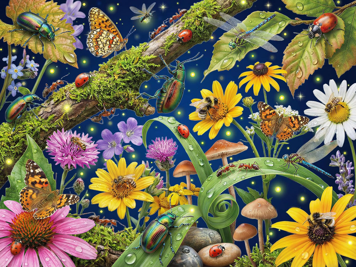 Nattork Jigsaw Puzzle 1000 Pieces for Adults - Insect World