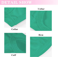 2 Pack Solid Color Dog Shirts, Lightweight, Quick Dry - Pink,Teal / S (14'' Chest) - image 3