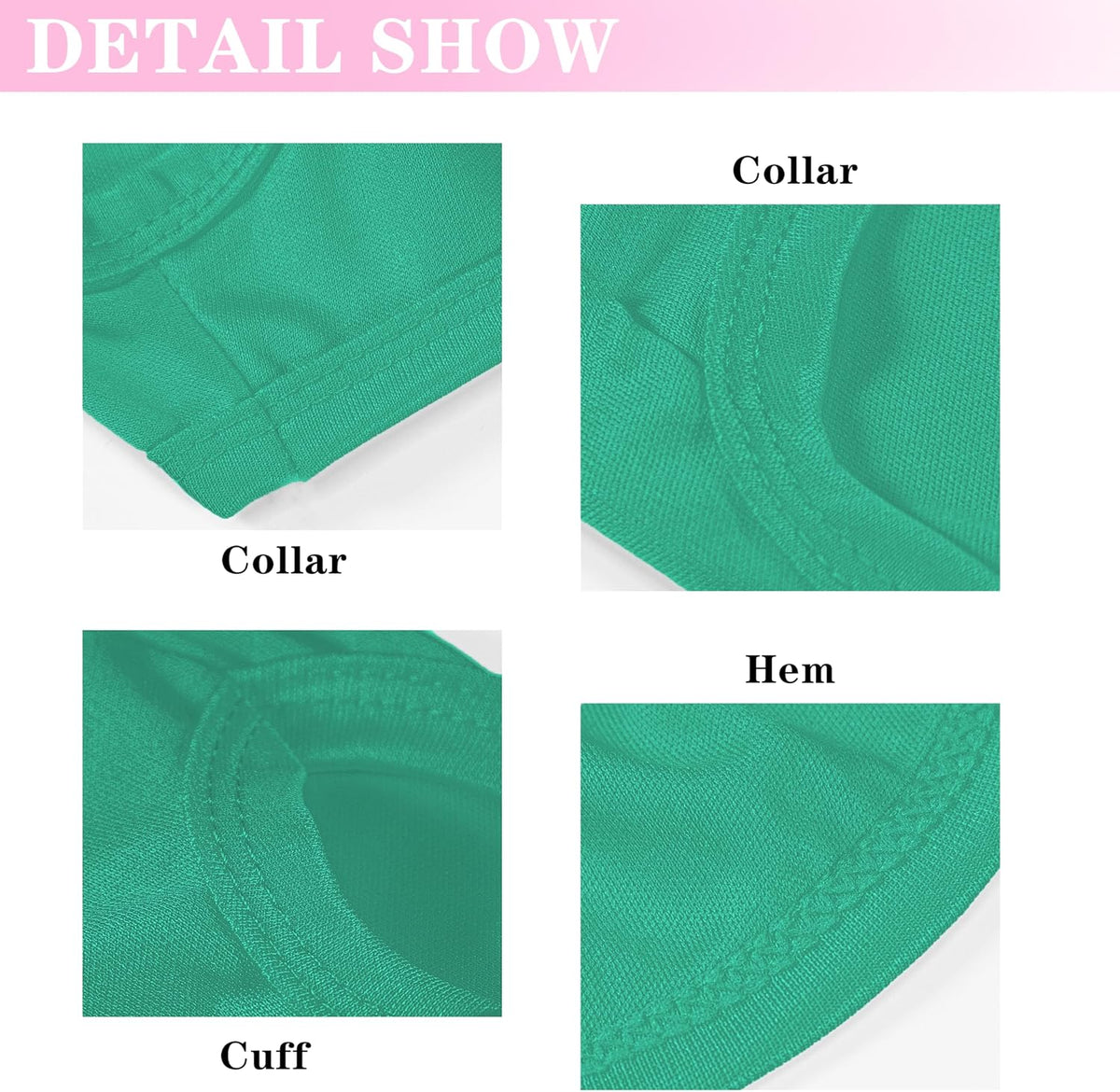 2 Pack Solid Color Dog Shirts, Lightweight, Quick Dry - Pink,Teal / S (14'' Chest) - image 3