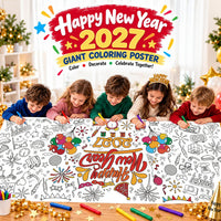 OHOME Halloween Giant Coloring Poster/Tablecloth-Halloween Crafts - New Year - image 3