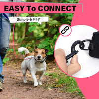 Waterproof Long Line Dog Training Leash, PVC-Coated - Pink / 16ft - image 3