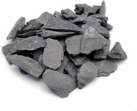 Natural Slate Stone 1/2 to 1 inch. Perfect Size for Miniature - 1lb grey