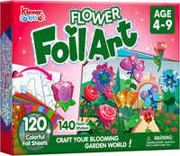 Klever Kits Unicorn Foil Art, Arts & Crafts for Kids 4 and Up - Flowers and Butterflies