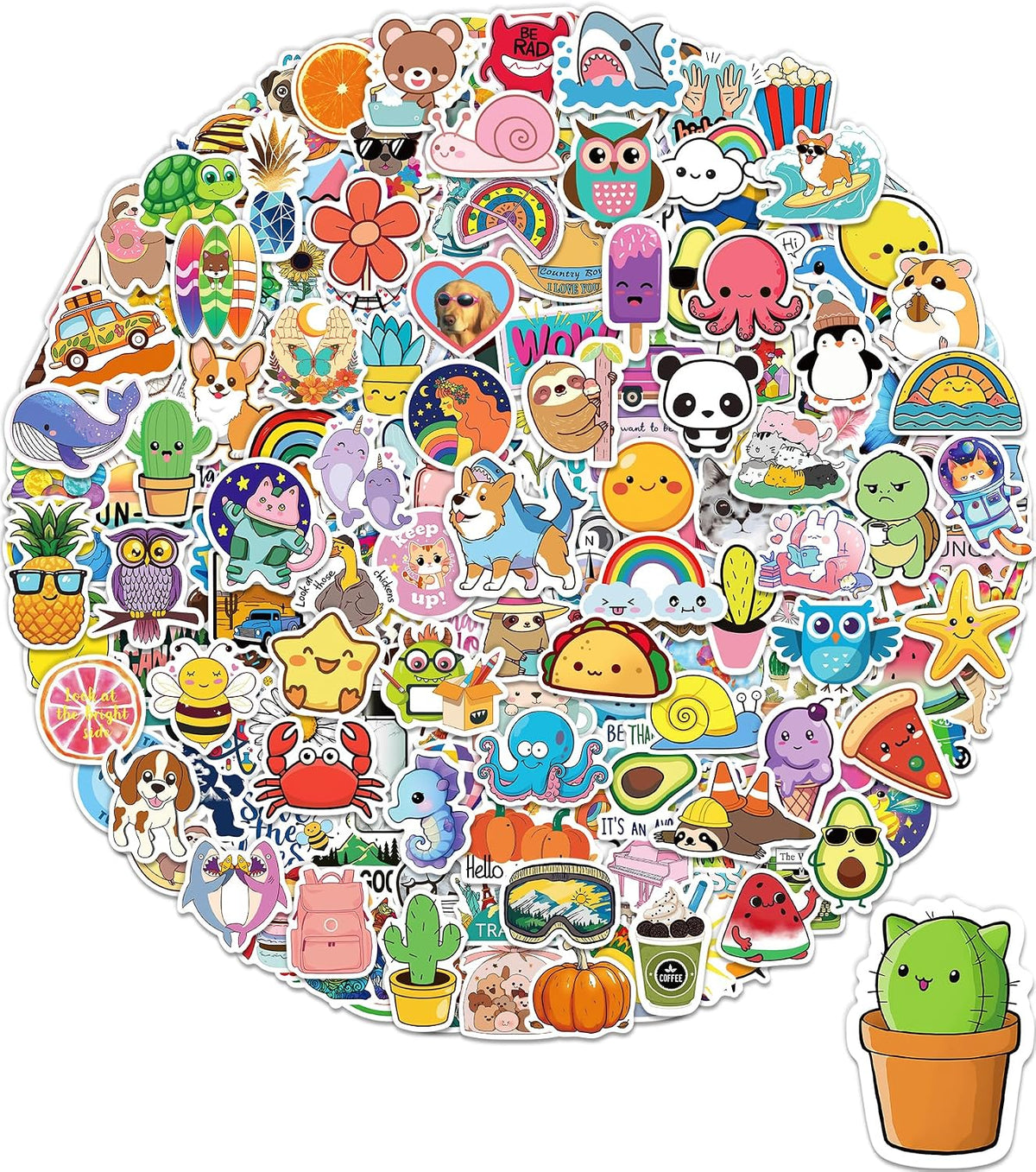 300 PCS Halloween Pumpkin Stickers - cute 400 pcs