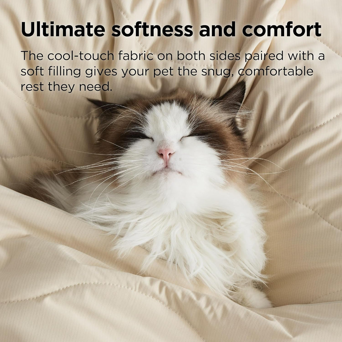 Bedsure ArcticMax Q-MAX>0.5 Premium Cooling Blanket for Medium - Gentle Cream / S(25x35") - image 2