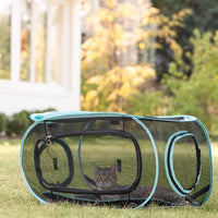 Kitty City Outdoor Catio Furniture & Play Kits for Cats - 1-Way Tunnel/Tent Combo - image 4