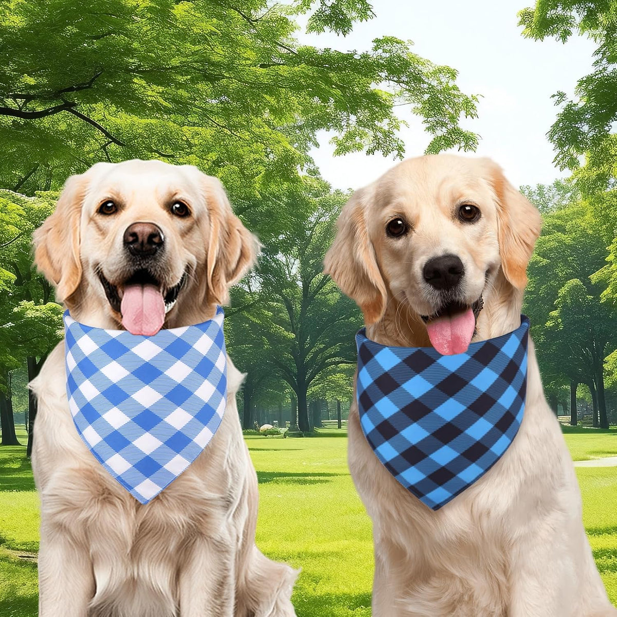 Halloween Dog Bandanas Pink Black XLarge 2PCS - blue-25 / Small - image 3