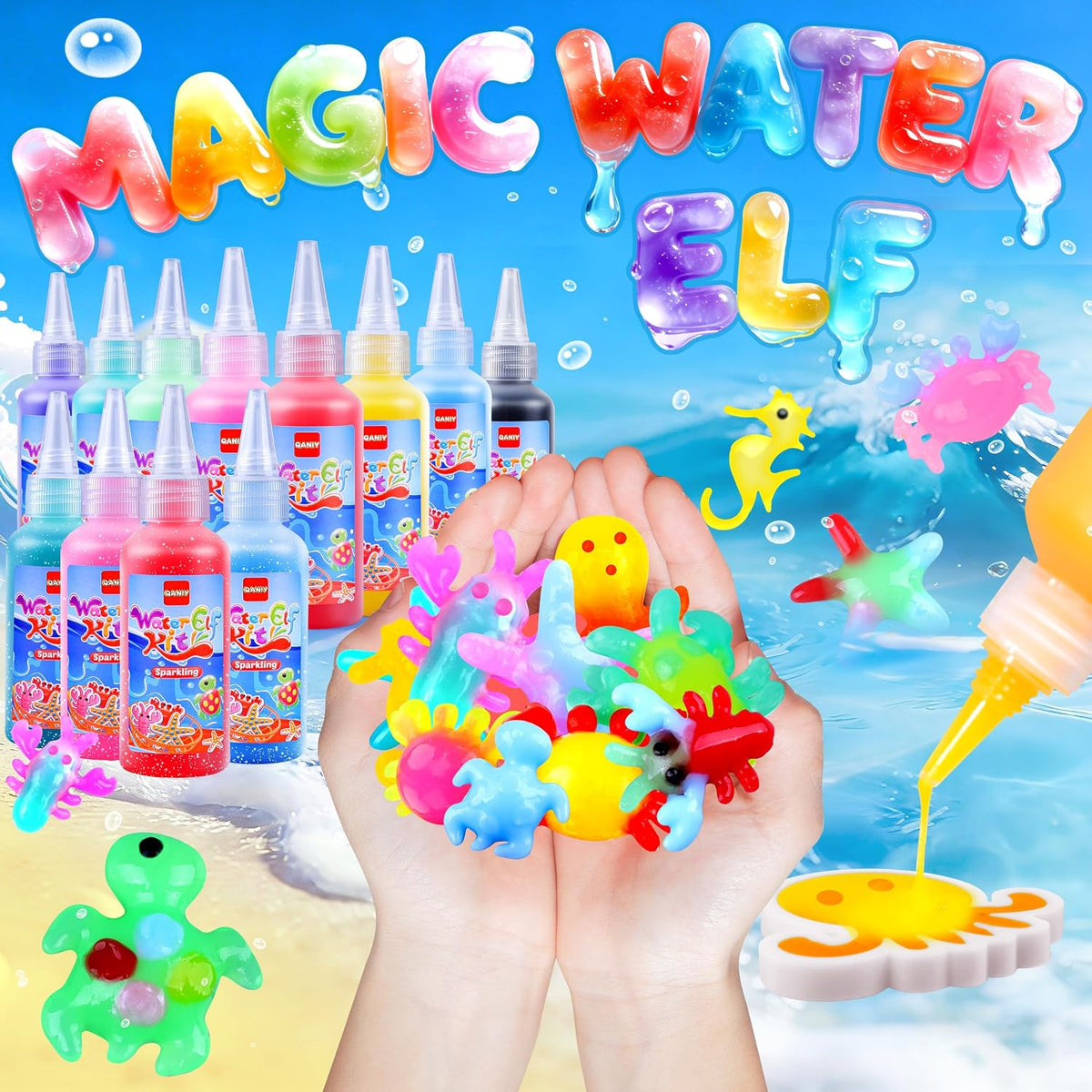 QANIY Magic Water Elf Toy Kit, Aqua Fairy Water Gel Kit - image 2
