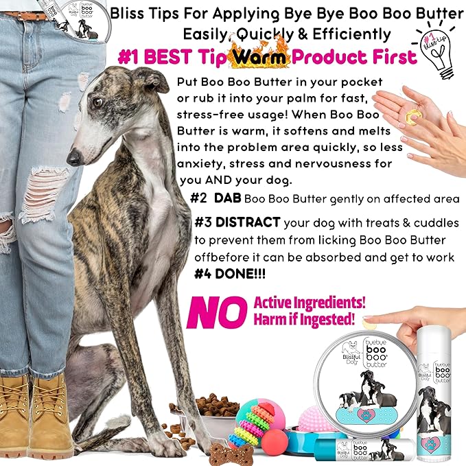 The Blissful Dog Greyhound Boo Boo Butter, 0.15-Ounce