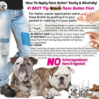 The Blissful Dog Mastiff Nose Butter for Dry, Cracked Skin, Lick-Safe Dog Nose Balm with Moisturizing Shea Butter, Almond, Olive, and Essential Oils, Pet Supplies, Uncented, 4 oz.