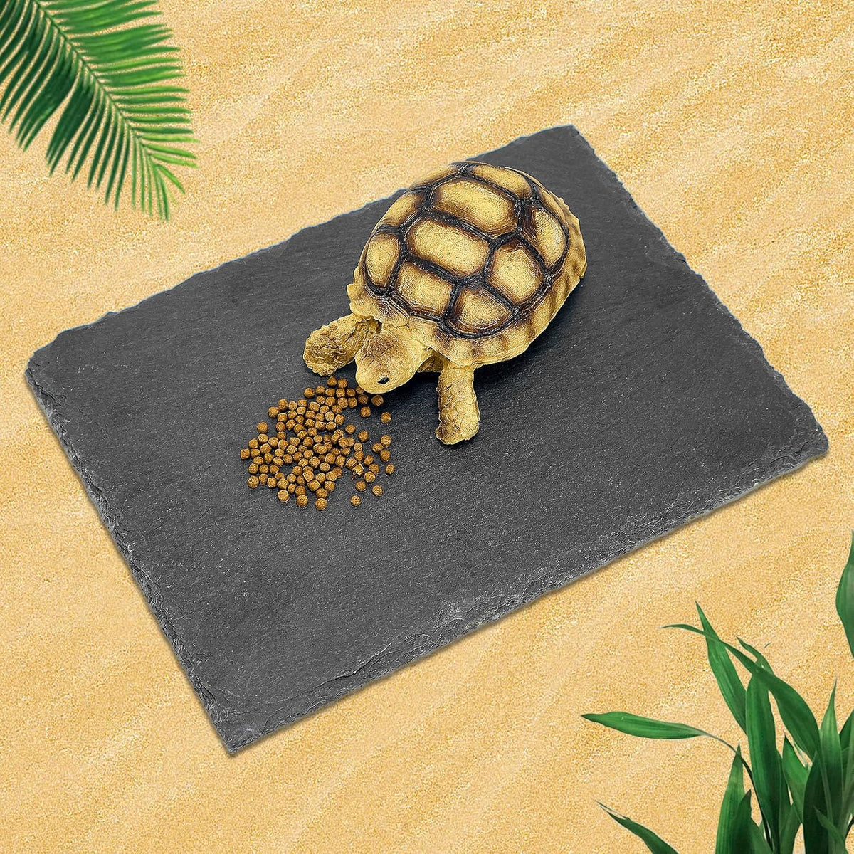 Rock Basking Platform with Bowl & Mat for Reptiles Small – Essentials for Reptiles And Amphibians - Small