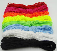 PENTA ANGEL 80 pack polyester yoyo strings in lime green, yellow, orange, blue, rose, red, black and - view 3