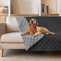 Waterproof Blanket, Couch Covers for Dogs, Reversible Protector – Essentials for Dogs - 82x102 Inch (Pack of 1) / Dark Charcoal/Light Charcoal