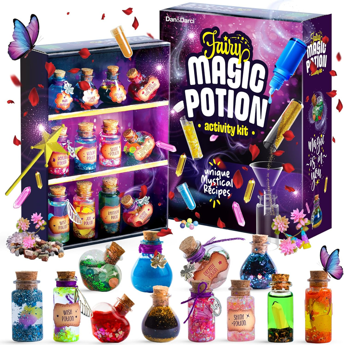 Fairy Magic Potion Kit for Kids, Magical Workshop Craft Kits