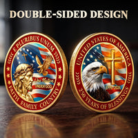 FLAGWIX USA 250th anniversary challenge coin with American Eagle, 1776-2026 - view 19
