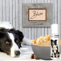 The Blissful Dog Border Collie Nose Butter for Dry, Cracked Skin, Lick-Safe Dog Nose Balm with Moisturizing Shea Butter, Almond, Olive, and Essential Oils, Pet Supplies, Uncented, 0.50 oz.