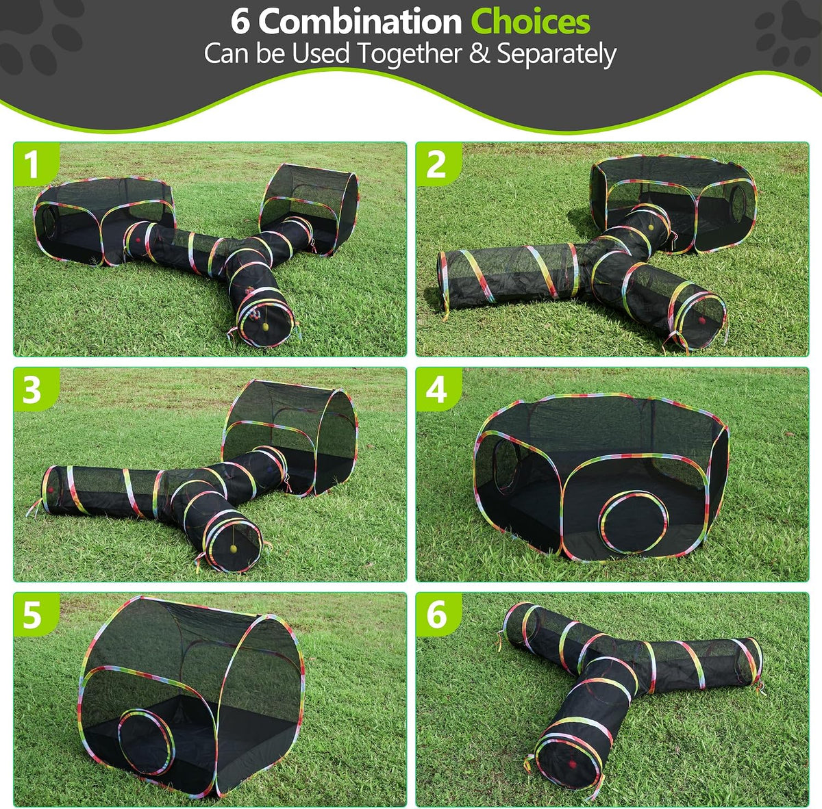 Outdoor Cat Enclosure 2-in-1 - 3-in-1 cat enclosures set - image 4