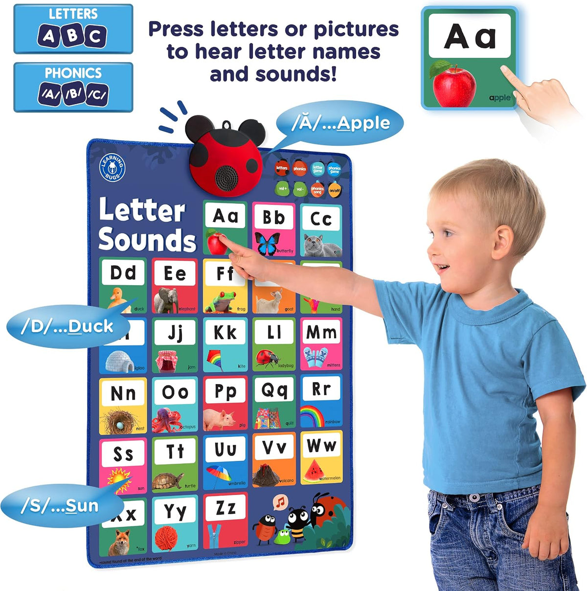 LEARNING BUGS Press to Learn Phonics - image 3