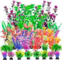 CousDUoBe 12pcs Fish Tank Accessories Aquarium Decorations Green - 30Pack ( multicolored )