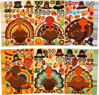 LINAYE make your own Halloween stickers, 60 sheets with ghost, witch and vampire parts - view 2