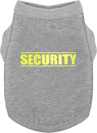 Discover Cozy Cotton Canine Wear: Soft, Lightweight - M-(8~14lb) | Chest(~18.1") / Grey-Security