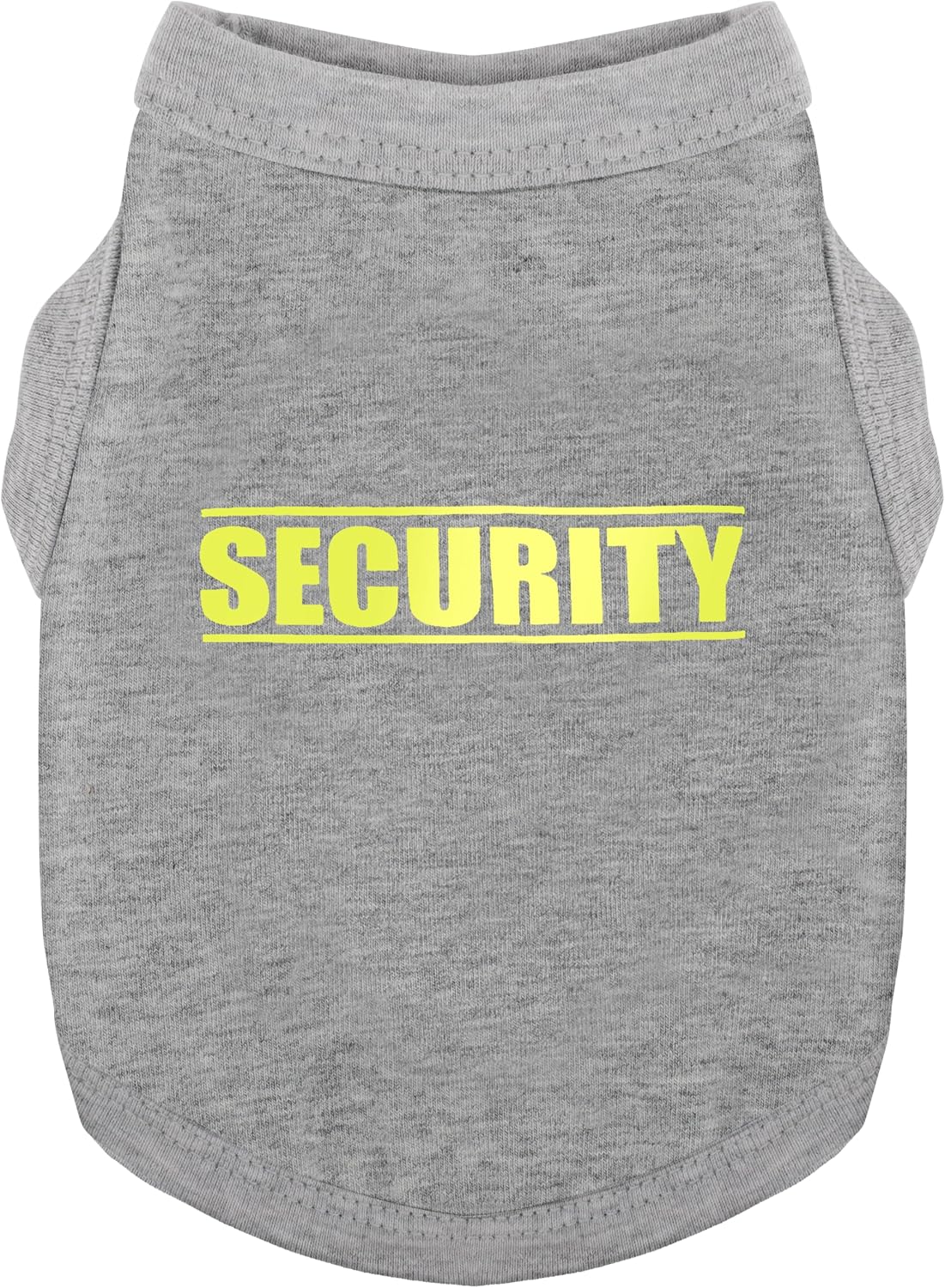 Discover Cozy Cotton Canine Wear: Soft, Lightweight - M-(8~14lb) | Chest(~18.1") / Grey-Security