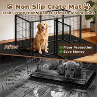 Dog Crate Mat, 24 in X 36 in Dog Playpen Mat Kennel Mat – Essentials for Dogs - Black / 36"L x 24"W - image 2