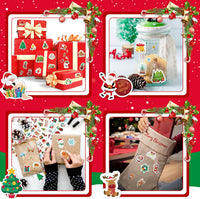 LINAYE 24 Sheets Happy Birthday Stickers, 730 Counts - Christmas 24 Sheets - image 3