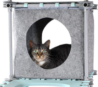 Kitty City Outdoor Catio Furniture & Play Kits for Cats - Felt Cube House - image 3