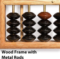 YMI Soroban Japanese Abacus, 13 Column, Montessori Math Tool - 13.9 inch - image 3