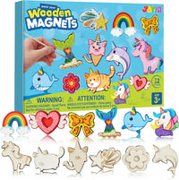 JOYIN 12 Wooden Magnet Painting Kit - Fantasy